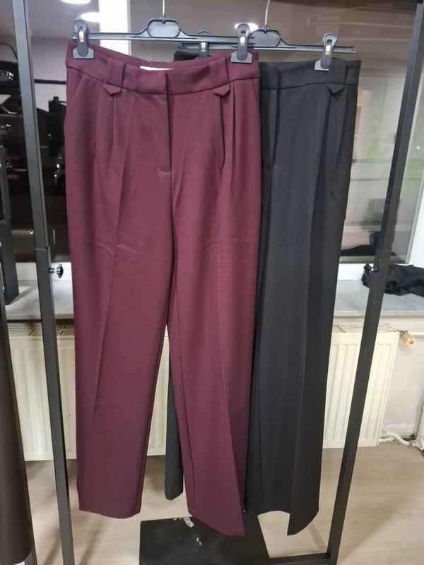 Estelle pantalon bordeaux
