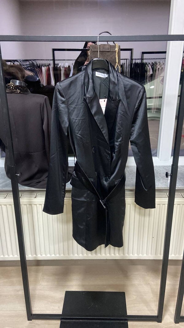 Satin blazerdress