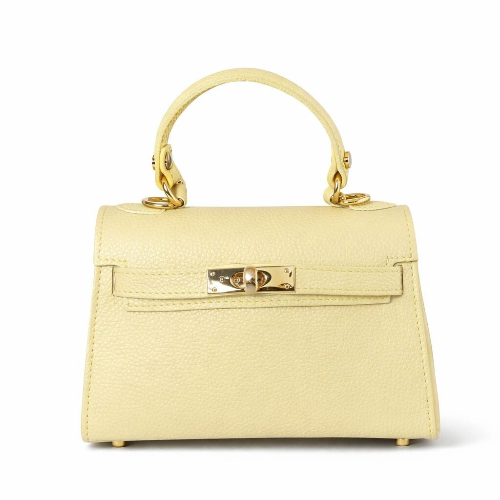 Elodie leather bag butter yellow
