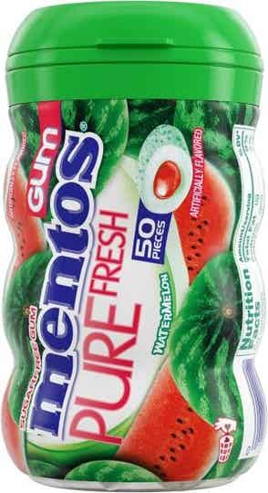 Mentos gum watermeloen pot 60 gram