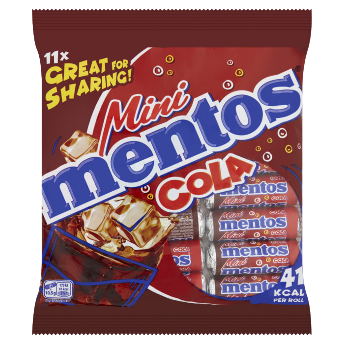 Mentos mini cola zakje 11 st.