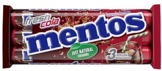 Mentos cola (pack 3 rollen)