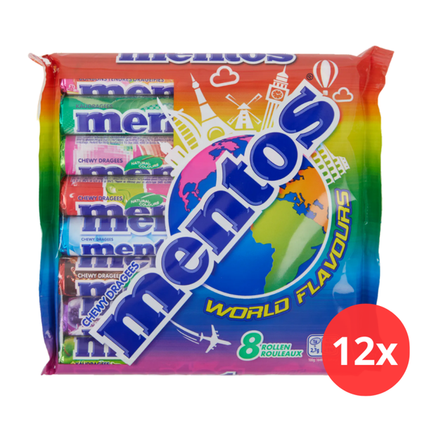 Mentos world flavours 24 x 8 pack
