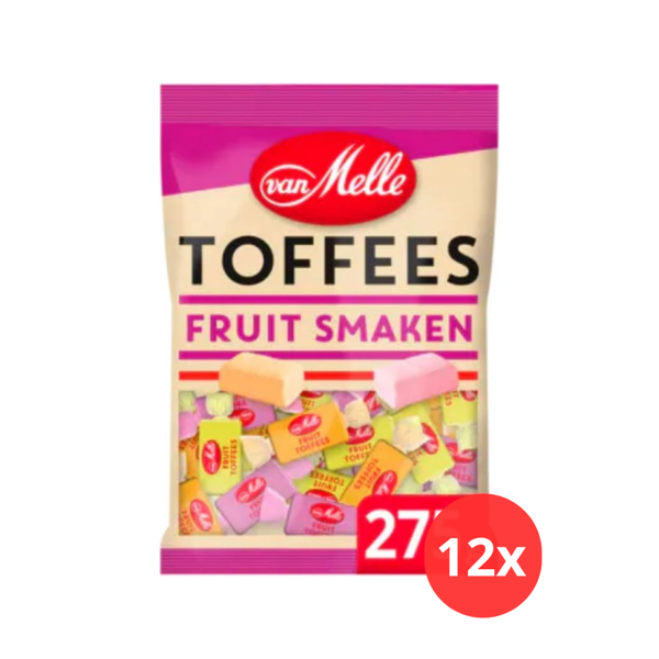 Van Melle Fruit Toffees 12 x 275 gram