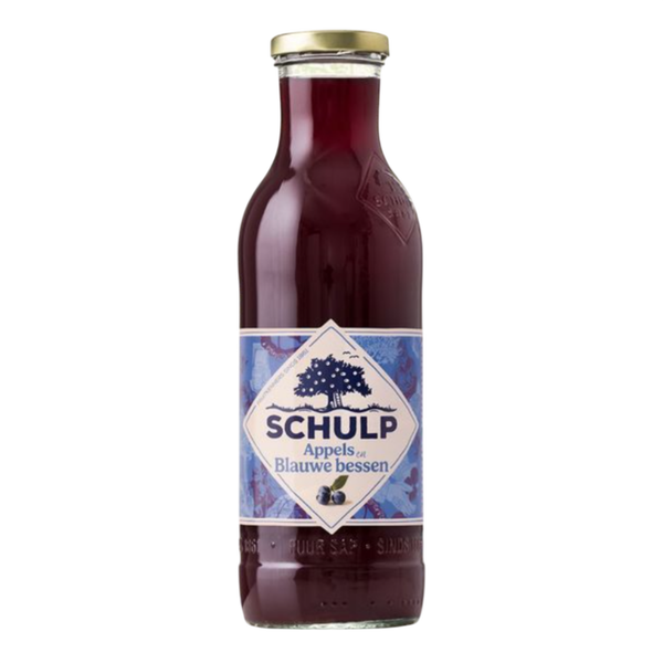 Schulp appel-blauwe bessensap 750ml