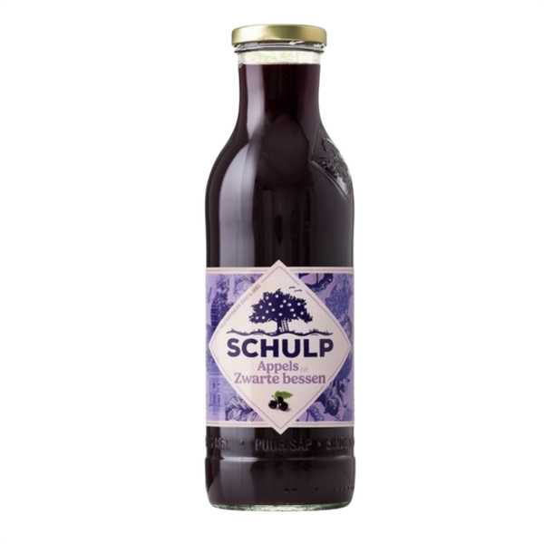 Schulp appel-zwarte bessensap 750ml
