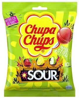 Chupa chups sour lolly's