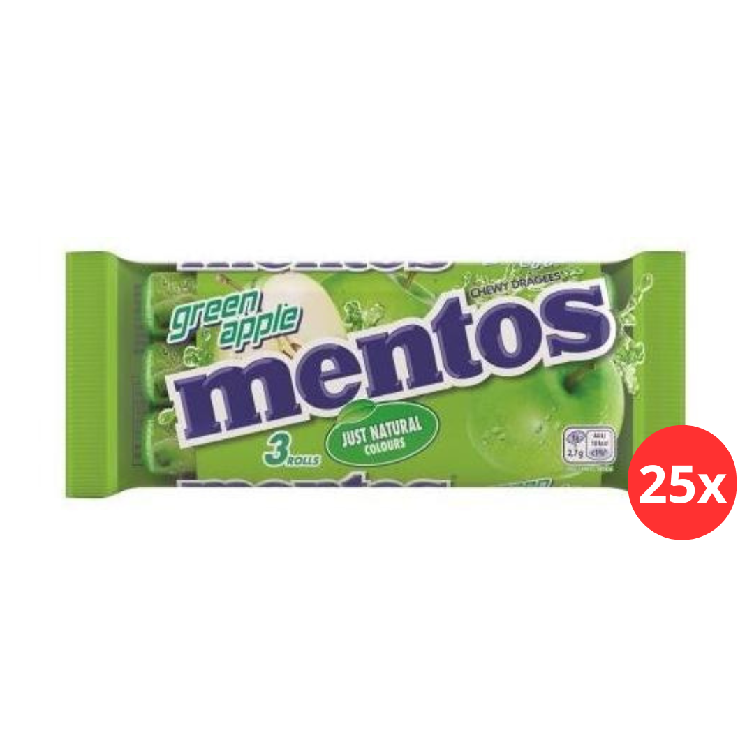Mentos appel 25 x 3 pack