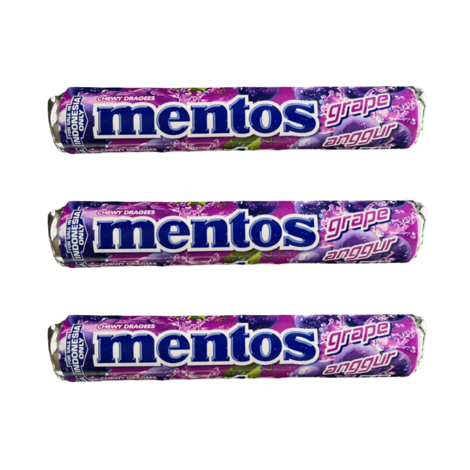 Mentos Grape 3 rollen