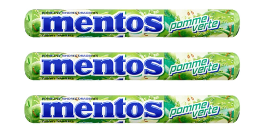 Mentos appel 3 rollen
