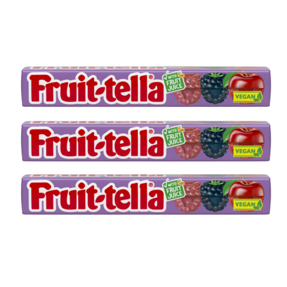 Fruittella Cherries & Berries (pack 3 rollen)