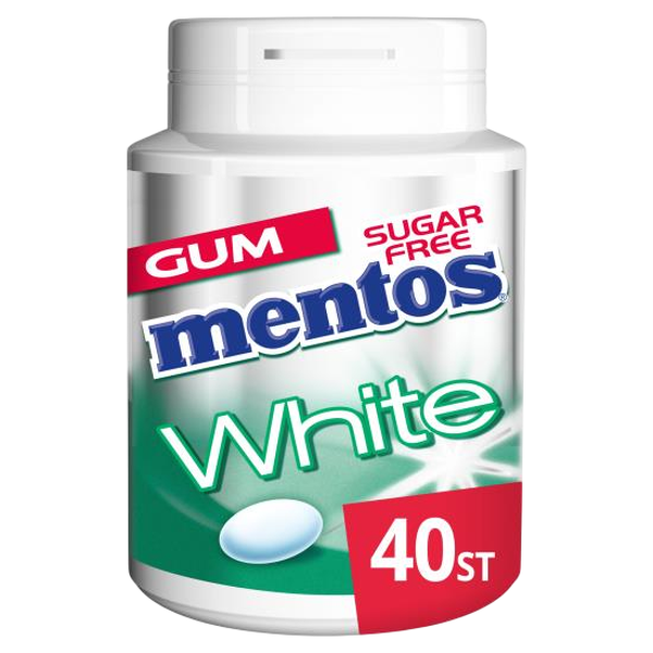 Mentos bottle white green mint