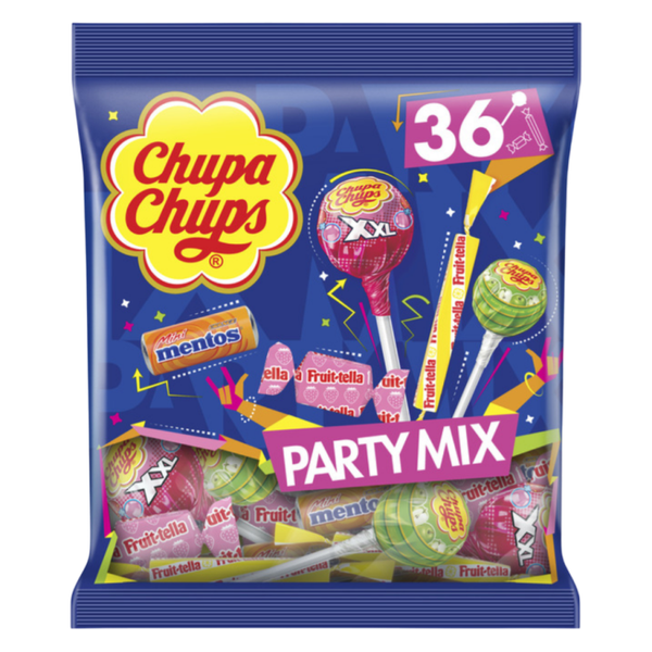 Chupa chups partymix 36 pieces 400 gram