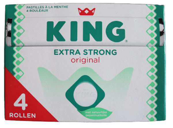 King Pepermunt extra strong (pack 4 rollen)