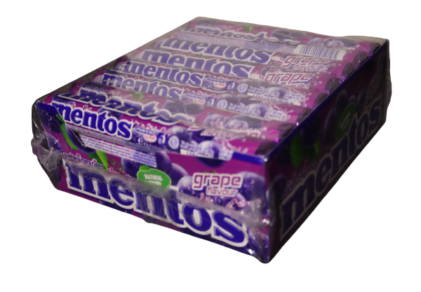 Mentos Grape doos 24 stuks