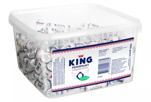 KING Mini rolletjes 1305 gram (±145 stuks)