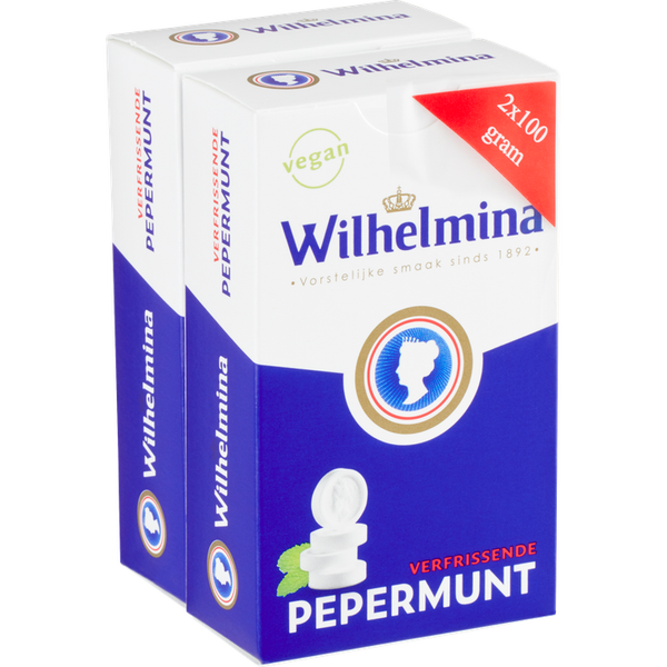 Wilhelmina Pepermunt Doosje 2x