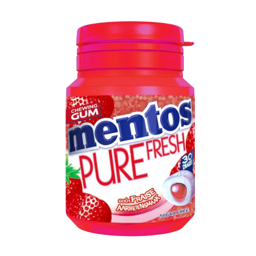 Mentos bottle pure fresh strawberry