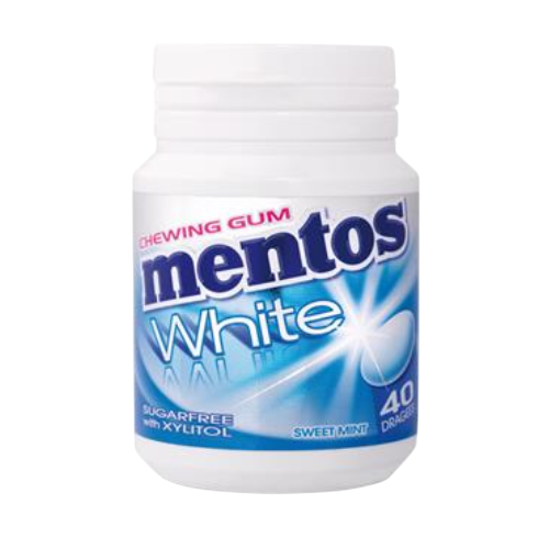 Mentos bottle white sweet mint