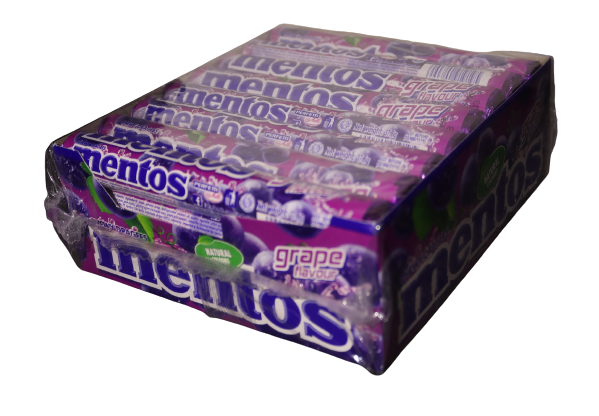 Mentos Grape doos 24 stuks