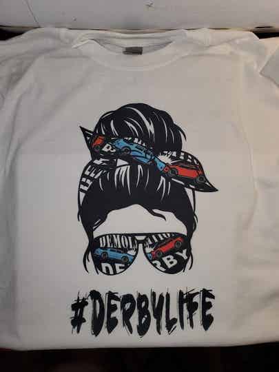 Derby Life Messy Bun t-shirt