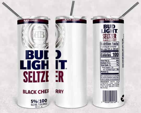 Bud Light Seltzer Black Cherry Tumbler