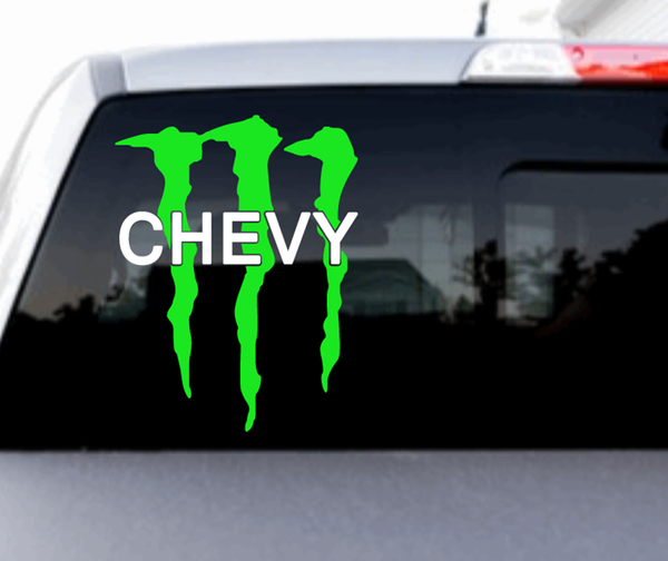Chevy Monster Energy decal