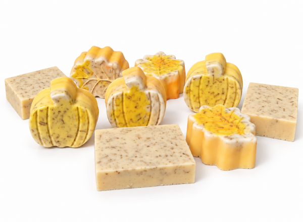 Pumpkin Spice Homemade Oatmeal Soap