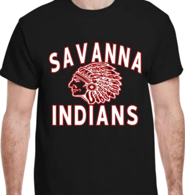 Indians T-shirt- black