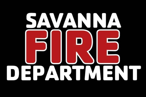 Savanna Fire Department- red and white