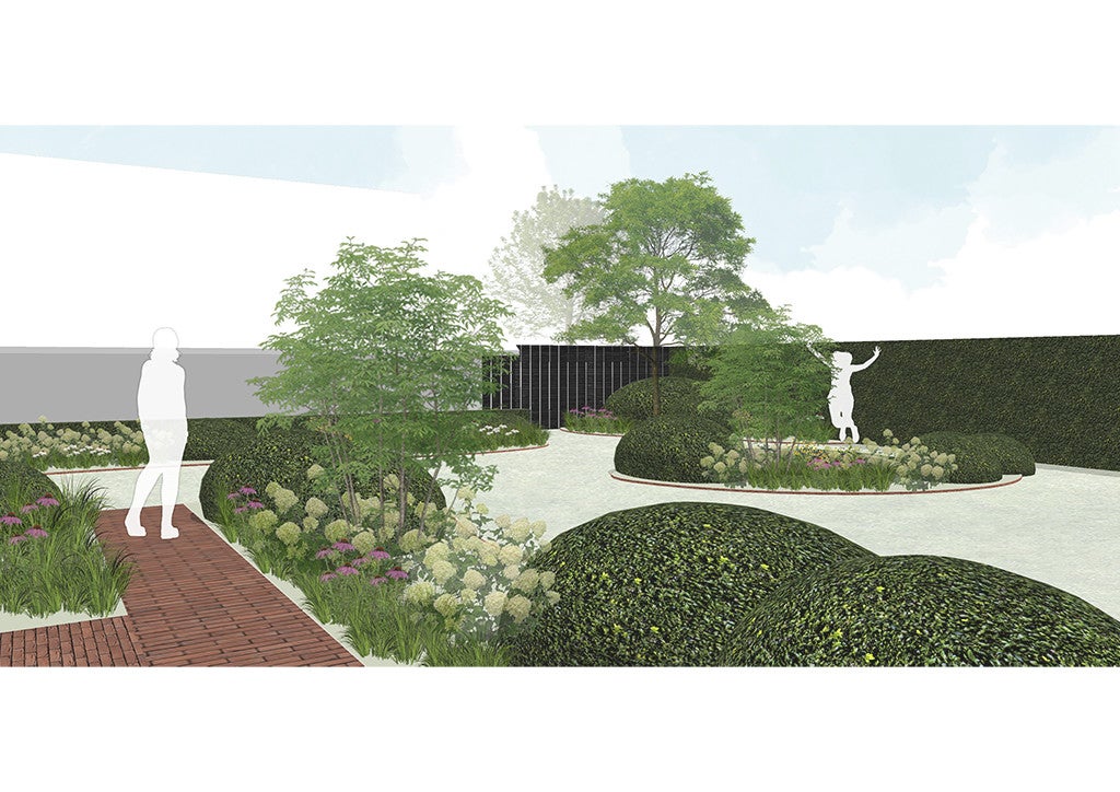 Tuinarchitect Aalter - Landschapsarchitect Aalter - Heraanleg tuin - Tuinontwerp Ursel Aalter - Landelijke tuin -Wintergroen - Geschoren haagmassief - Overdekt terras - onderhoudsvriendelijk -Plantenborders - Bloemenrijk - Moestuinbakken