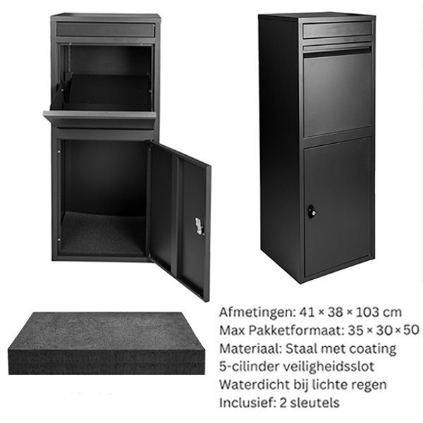 Pakketbox Klepsysteem