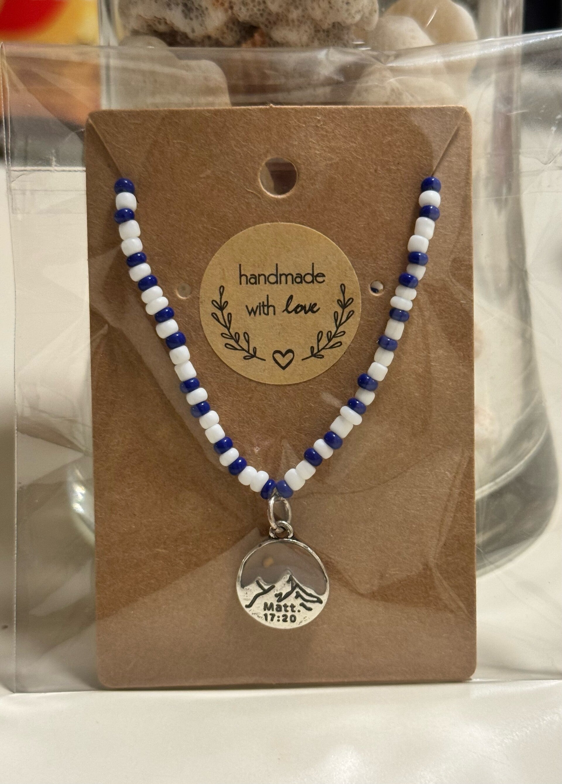 Matt 17:20 Beaded Necklace
