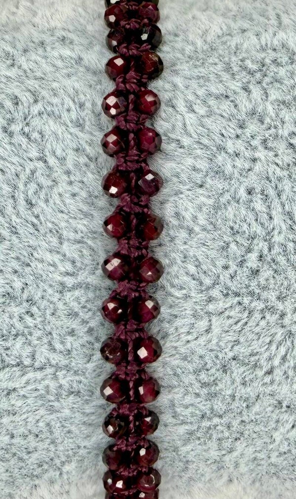 Granat - Odwaga i moc Bransoletka