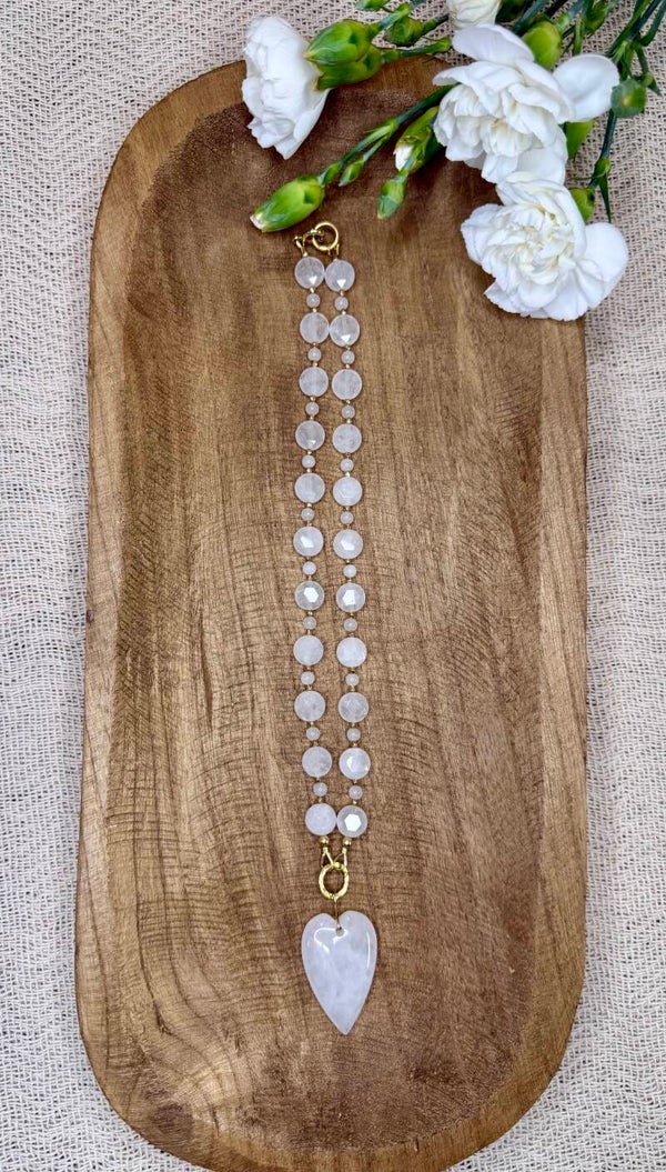 Kryształ Górski - Czysta Aura Naszyjnik