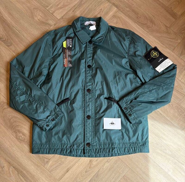 Stone Island Crinkle Reps With Polartec Jacket - L