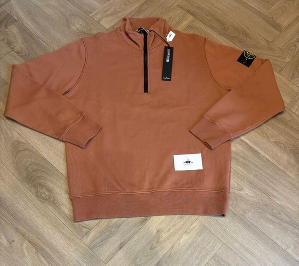 Stone Island 1/4 Zip Sweater - L