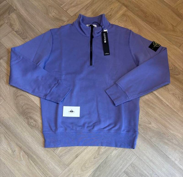 Stone Island 1/4 Zip Sweater - L