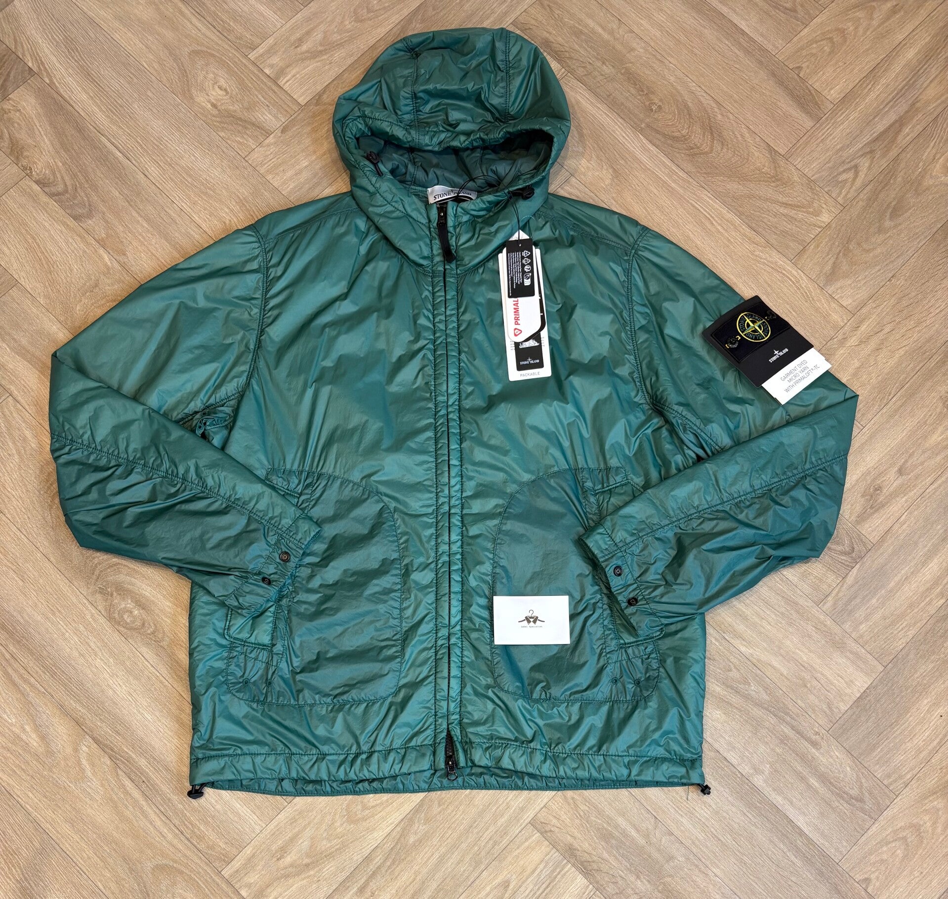Stone Island Garment Dyed Micro Yarn With Primaloft Jacket - L