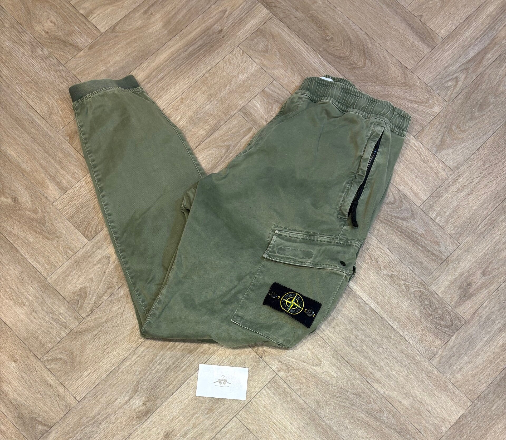Stone Island Cuffed Cargos - 34W
