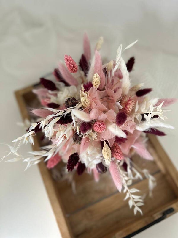 #7 Handgemachte Trockenblumen Wolke