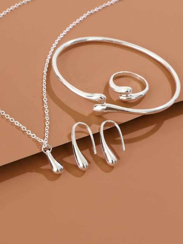 Parure de bijoux unicolore simple