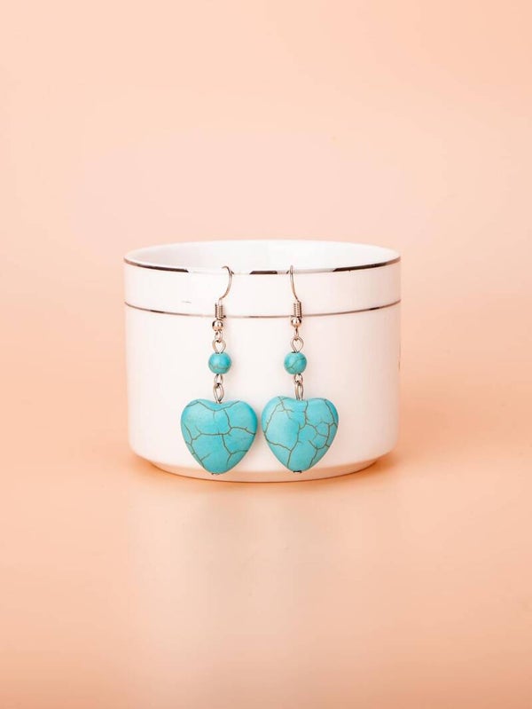 Boucle d'oreilles à cœur