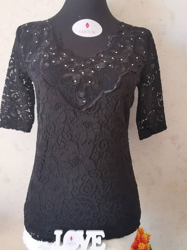 Body en dentelle Noir