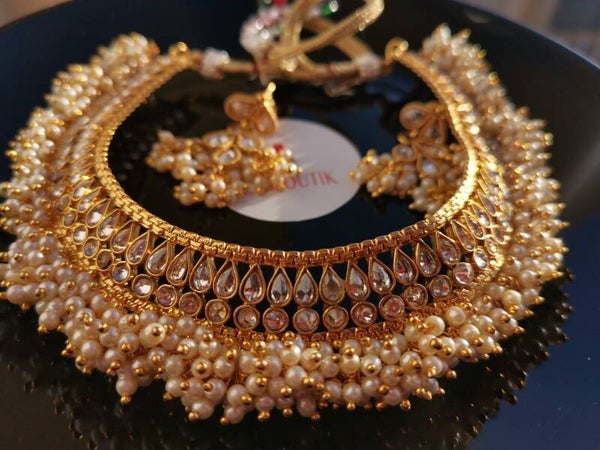 Ensemble de bijoux Indien Un gramme d'Or