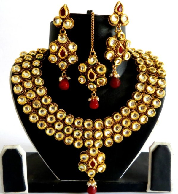 Ensemble de bijoux Indien Un gramme d'Or