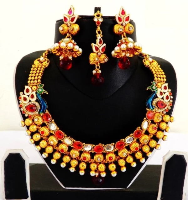 Ensemble de bijoux Indien Un gramme d'Or Mastroianni Tika