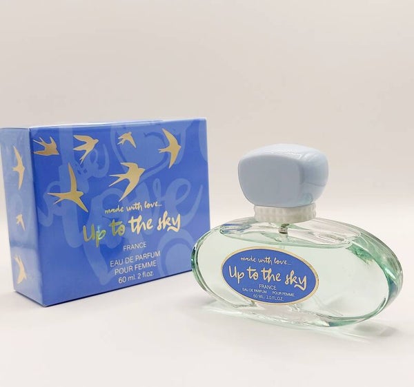 Up to the Sky - Eau de Parfum - 60 ml - een heerlijk bloemige geur -  met Jasmijn, Pioenroos en Ceder.