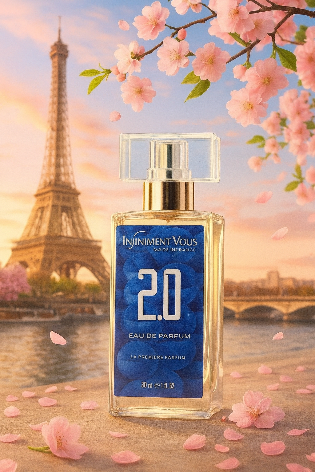 Infiniment Vous - Eau de Parfum - 30 ml - met Rood Fruit, Vanille, Patchouli en Musk - met GRATIS parfumverstuiver.