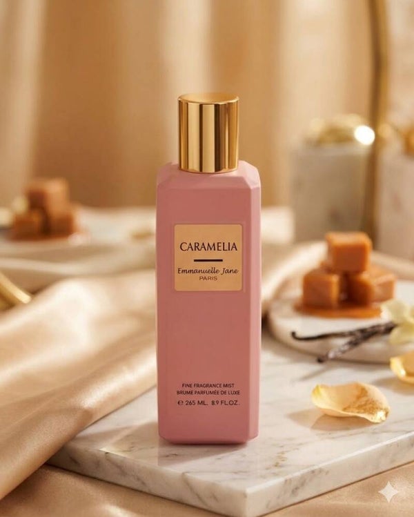 Franse Body Mist - Caramelia - een heerlijke frisse geur voor dagelijks gebruik -blijft 6 uur ruiken.